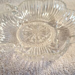 Crystal Clear Glass Decorative Bowl